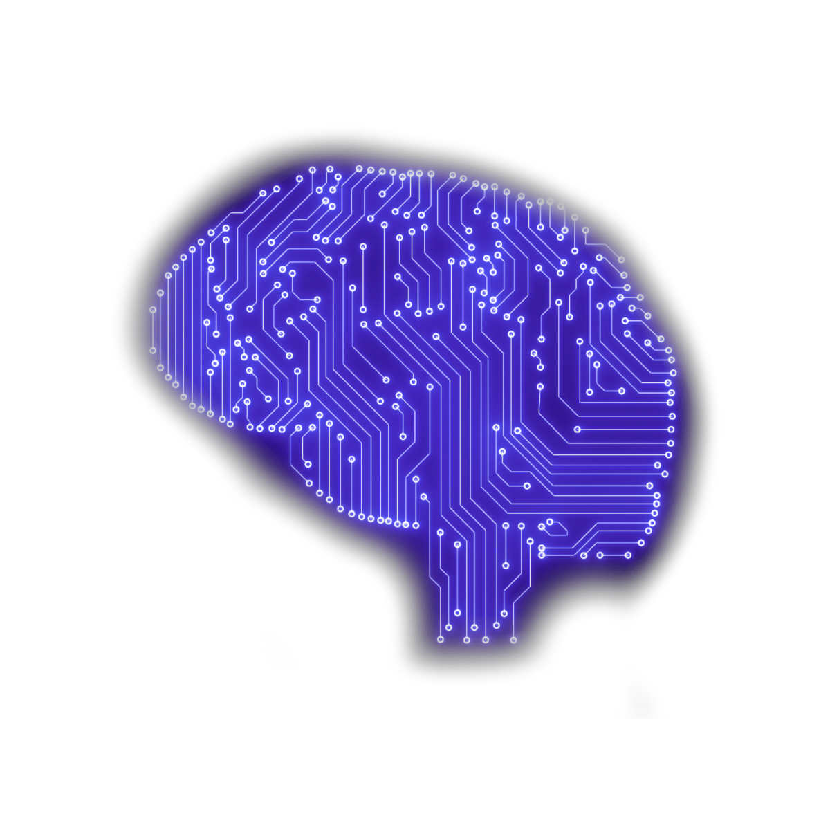 Stylized brain illustration