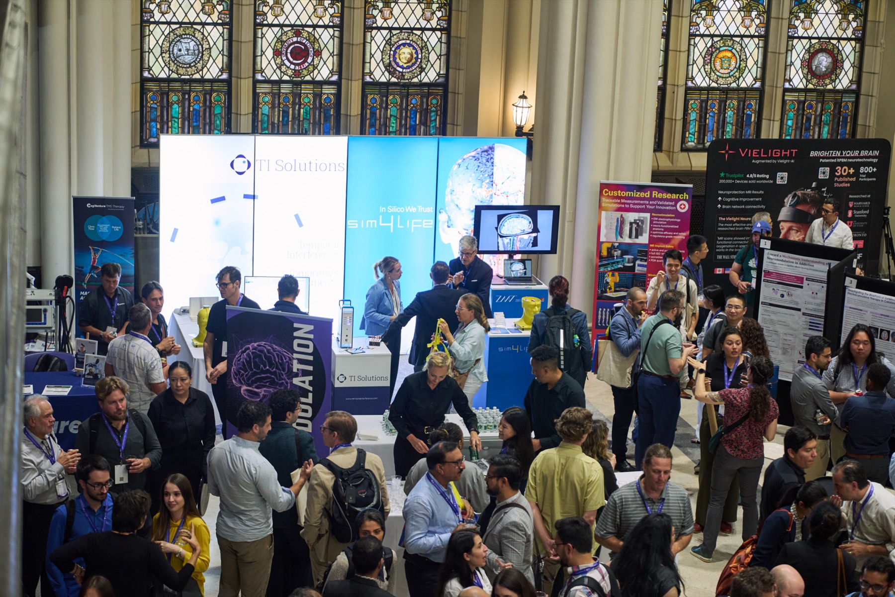 Exhibitor booths